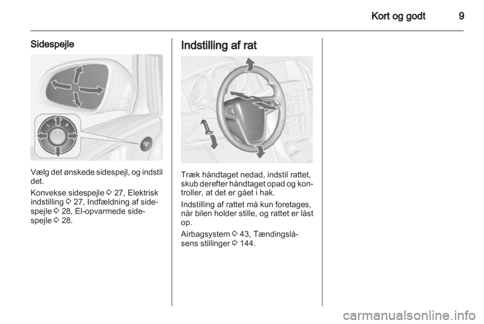 OPEL ASTRA J HB5 & ST 2012.5  Instruktionsbog (in Danish) 
