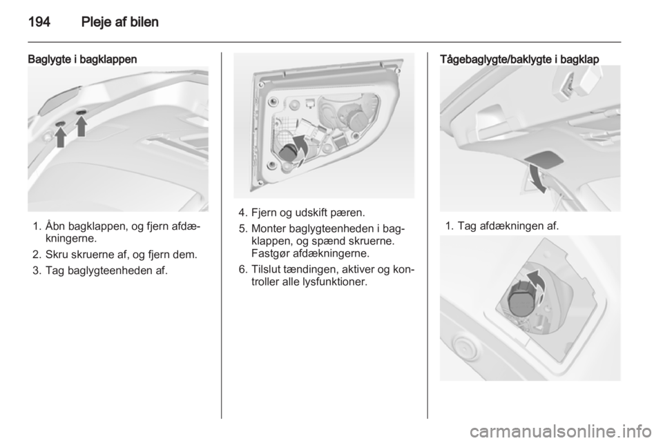 OPEL ASTRA J HB5 & ST 2012.5  Instruktionsbog (in Danish) 