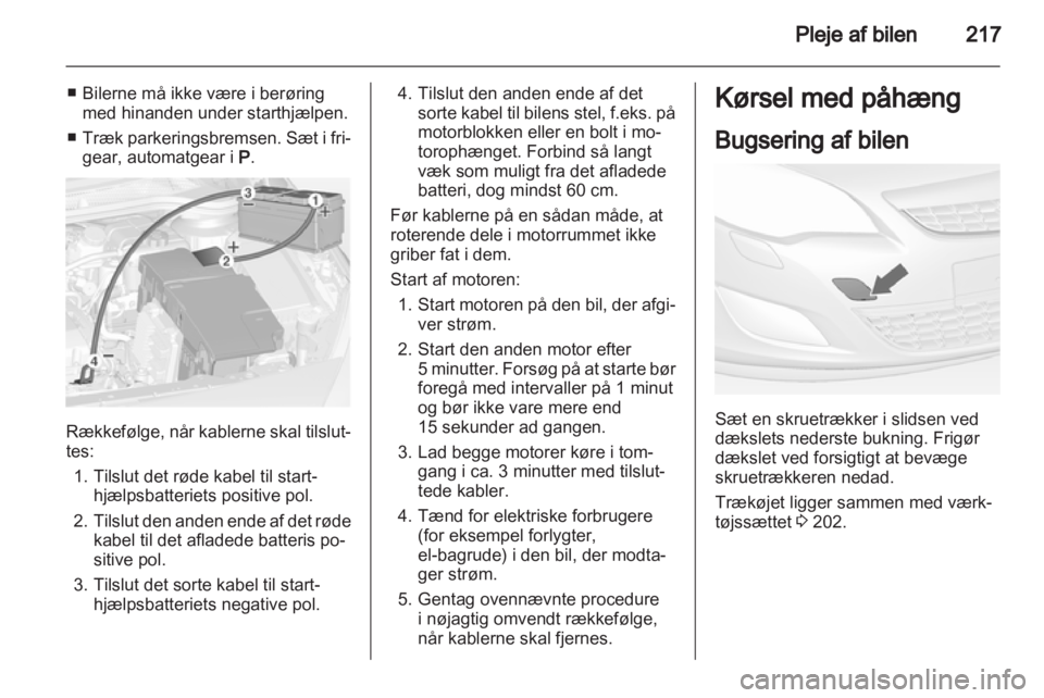OPEL ASTRA J HB5 & ST 2012.5  Instruktionsbog (in Danish) 