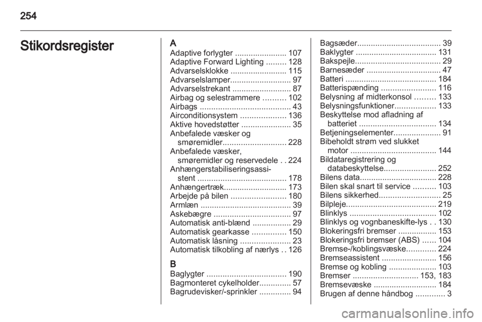 OPEL ASTRA J HB5 & ST 2012.5  Instruktionsbog (in Danish) 