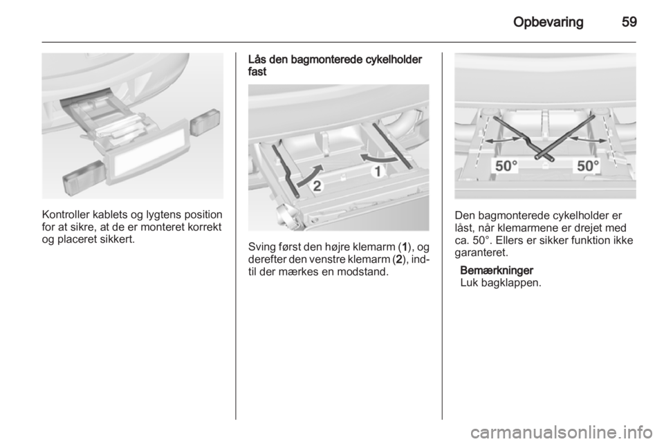 OPEL ASTRA J HB5 & ST 2012.5  Instruktionsbog (in Danish) 