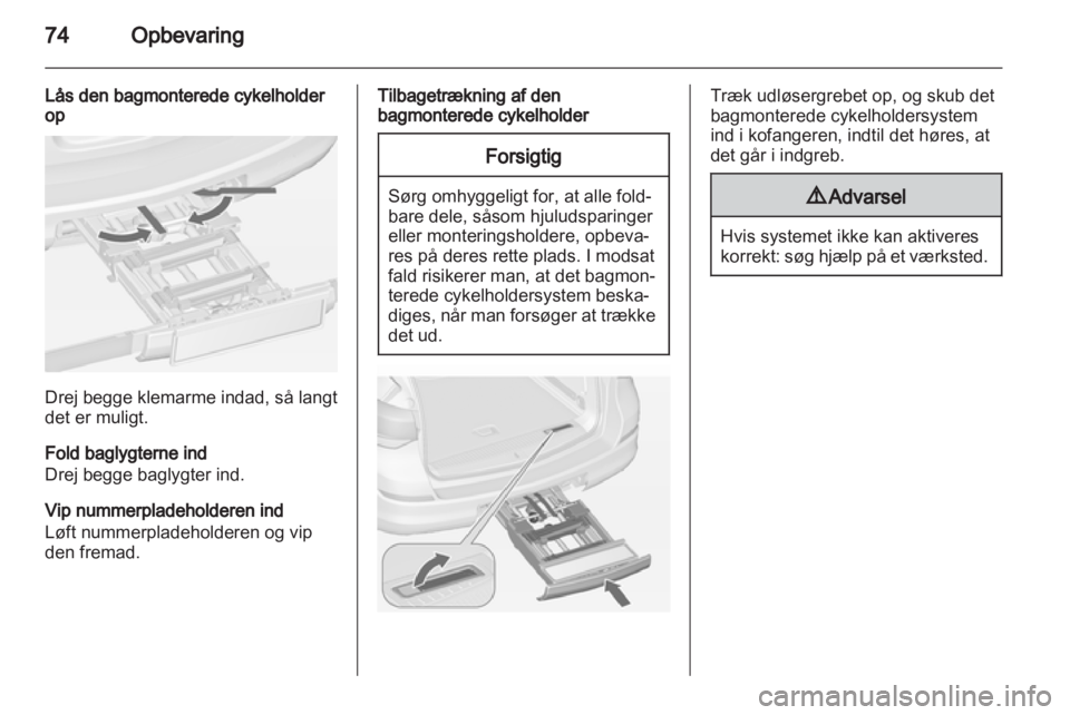 OPEL ASTRA J HB5 & ST 2012.5  Instruktionsbog (in Danish) 