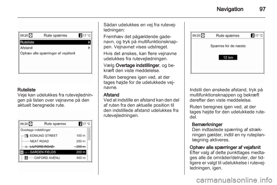 OPEL CASCADA 2013.5  Instruktionsbog til Infotainment (in Danish) 