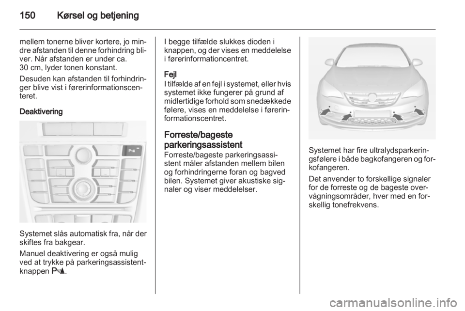 OPEL CASCADA 2013.5  Instruktionsbog (in Danish) 