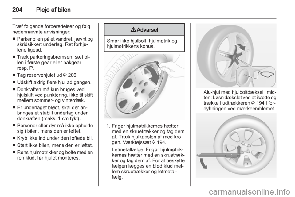 OPEL CASCADA 2013.5  Instruktionsbog (in Danish) 