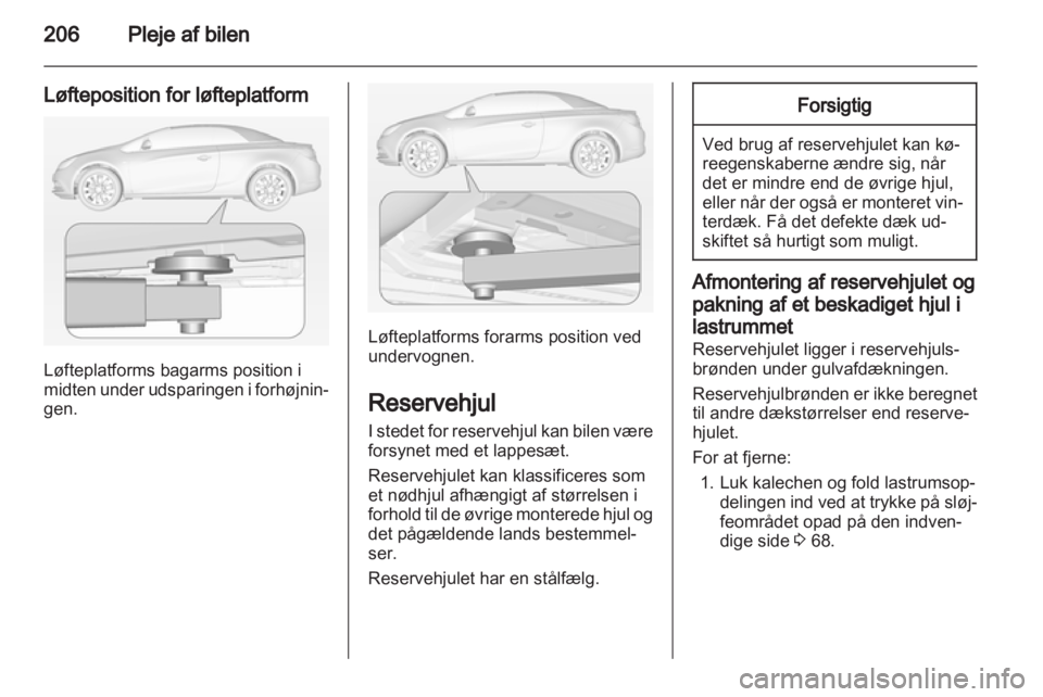 OPEL CASCADA 2013.5  Instruktionsbog (in Danish) 