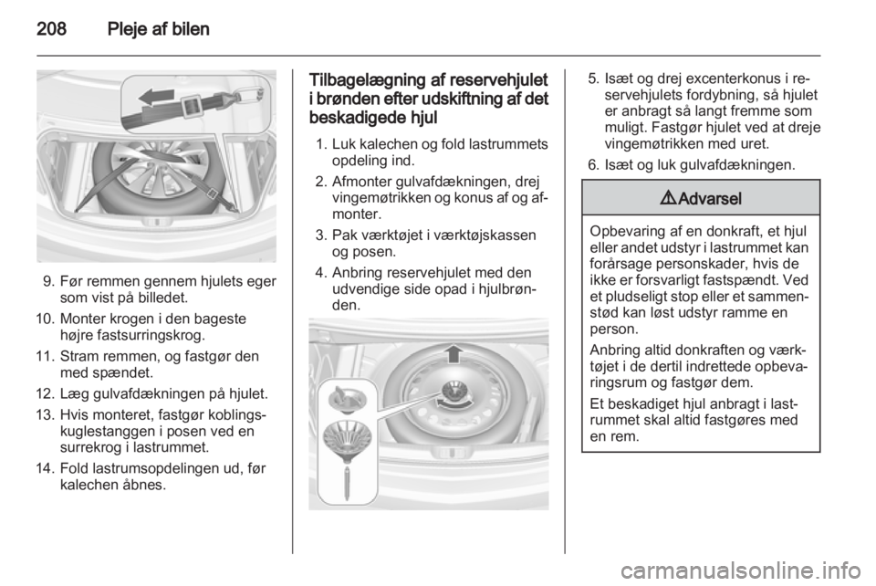 OPEL CASCADA 2013.5  Instruktionsbog (in Danish) 