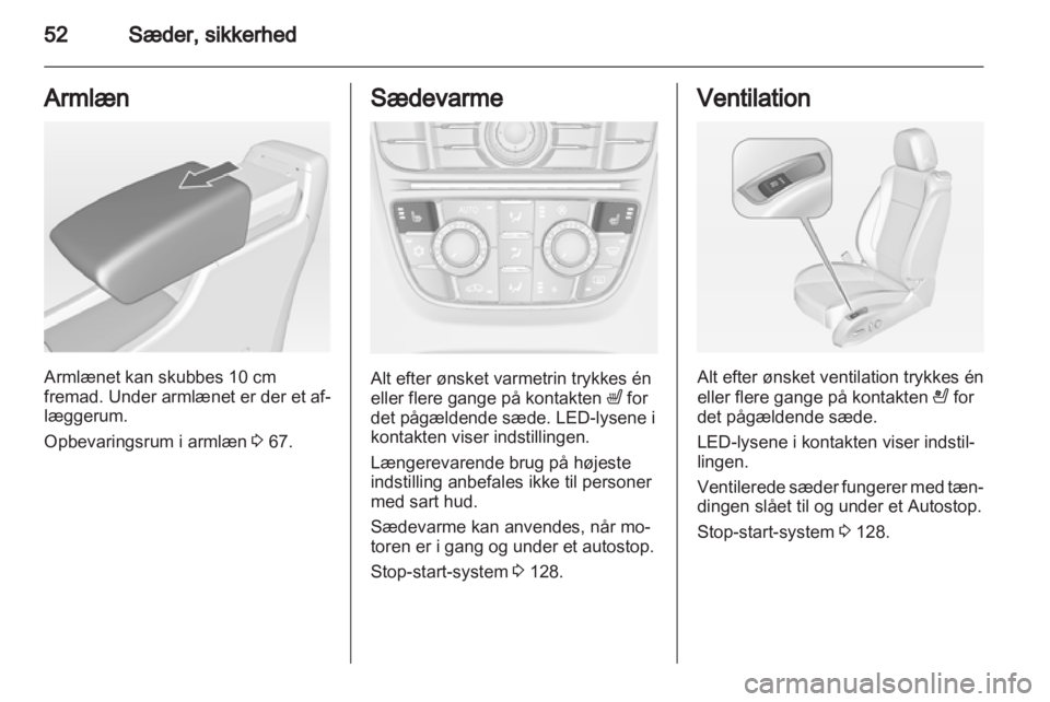 OPEL CASCADA 2013.5  Instruktionsbog (in Danish) 