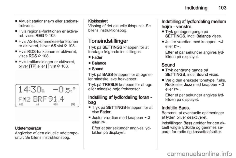 OPEL COMBO 2011.5  Instruktionsbog til Infotainment (in Danish) 