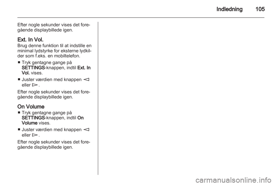 OPEL COMBO 2011.5  Instruktionsbog til Infotainment (in Danish) 