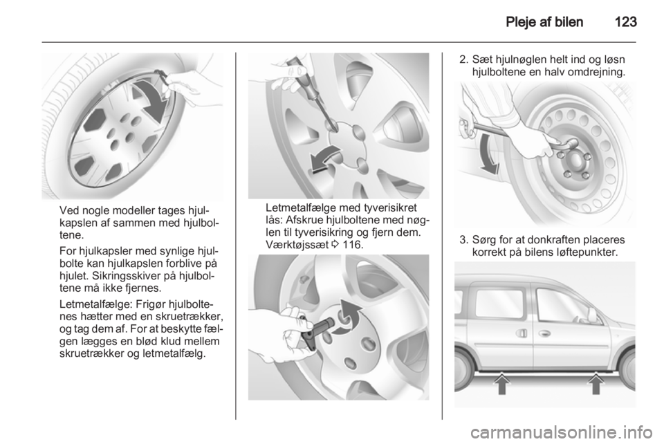 OPEL COMBO 2011.5  Instruktionsbog (in Danish) 