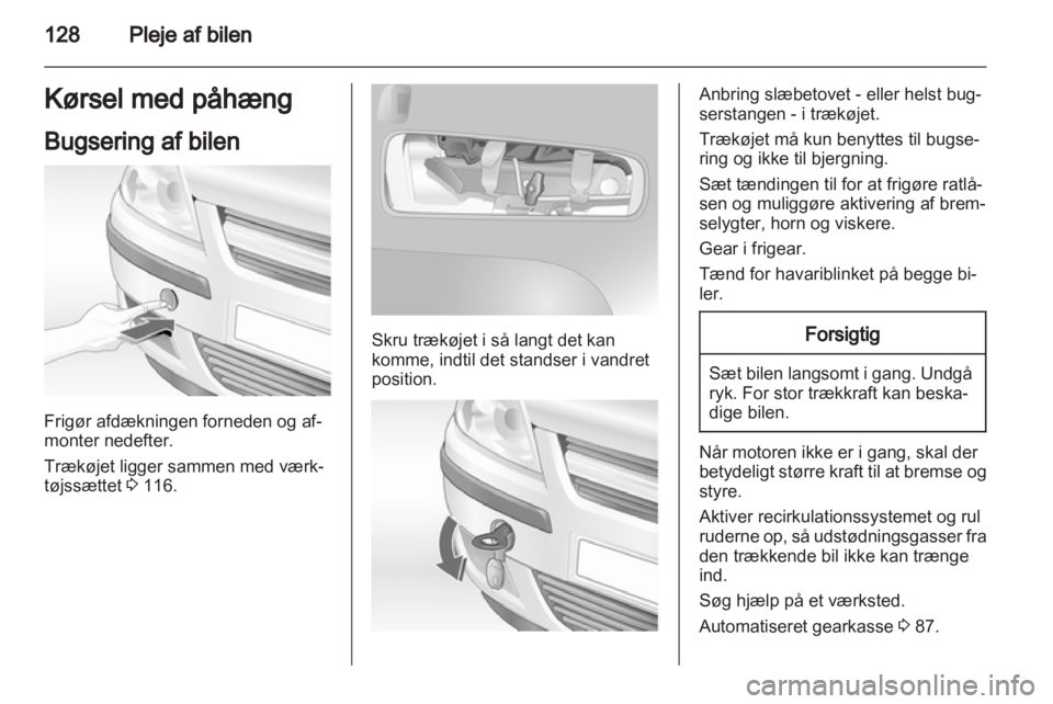 OPEL COMBO 2011.5  Instruktionsbog (in Danish) 