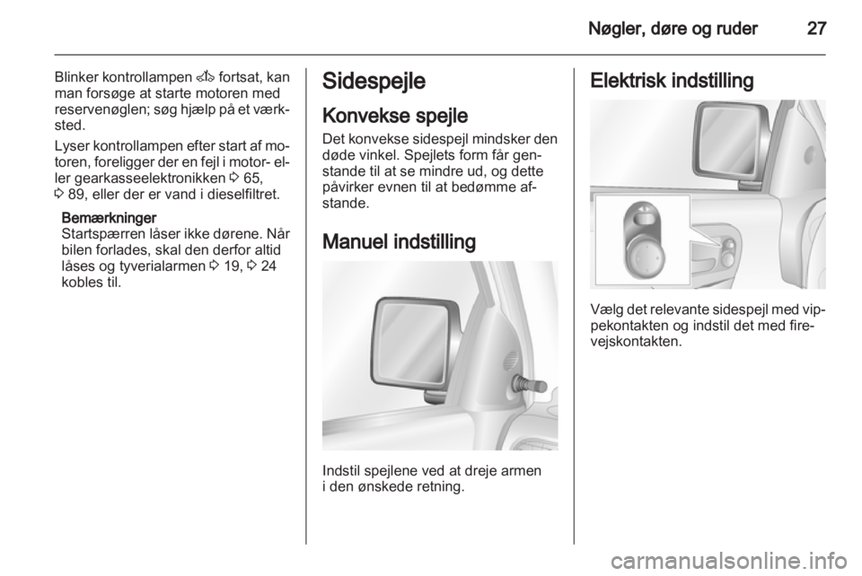 OPEL COMBO 2011.5  Instruktionsbog (in Danish) 