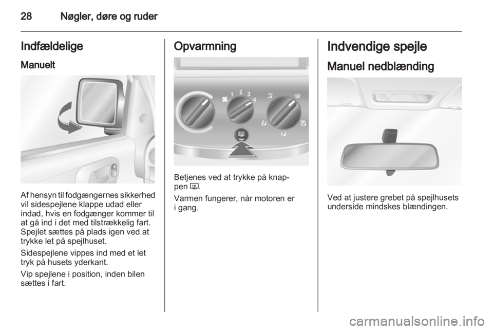 OPEL COMBO 2011.5  Instruktionsbog (in Danish) 