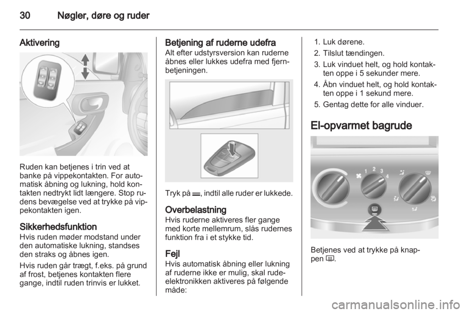OPEL COMBO 2011.5  Instruktionsbog (in Danish) 