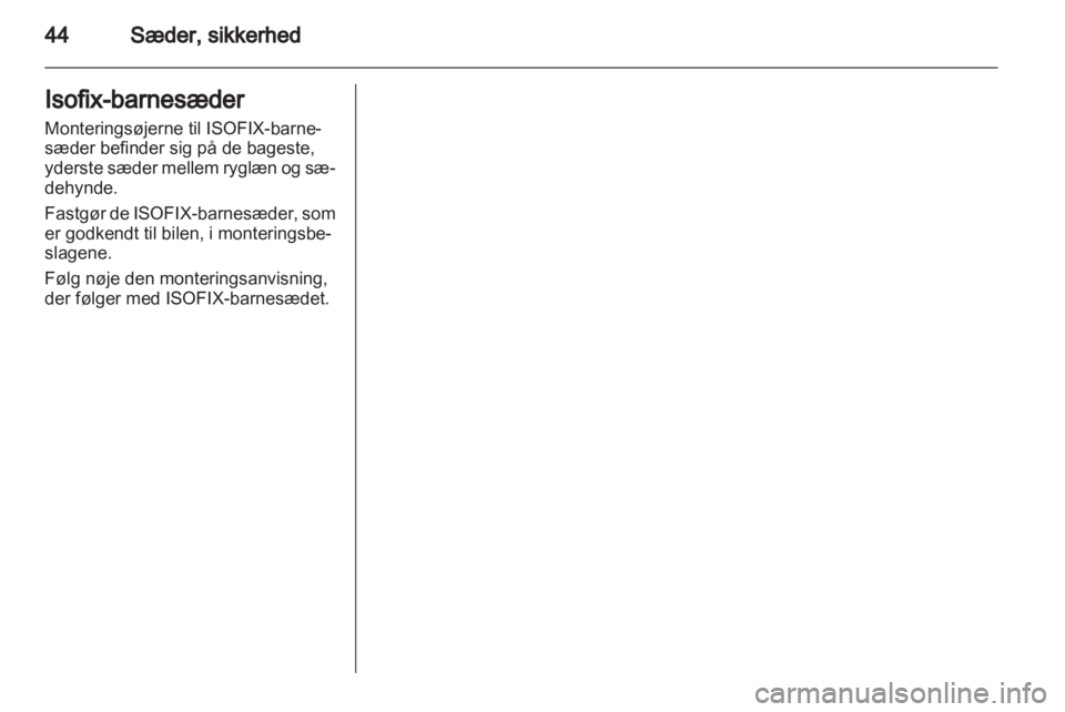 OPEL COMBO 2011.5  Instruktionsbog (in Danish) 