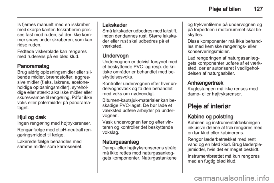 OPEL COMBO D 2012  Instruktionsbog (in Danish) 