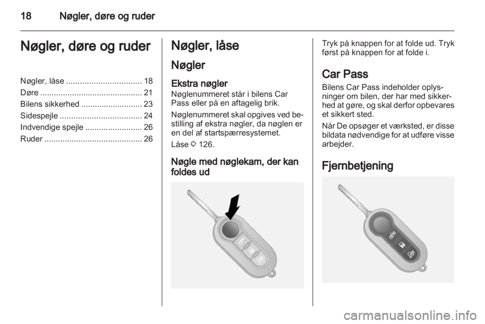 OPEL COMBO D 2012  Instruktionsbog (in Danish) 