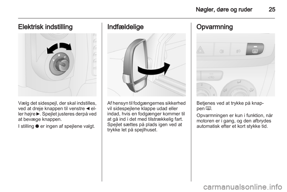 OPEL COMBO D 2012  Instruktionsbog (in Danish) 
