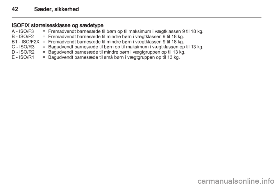 OPEL COMBO D 2012  Instruktionsbog (in Danish) 