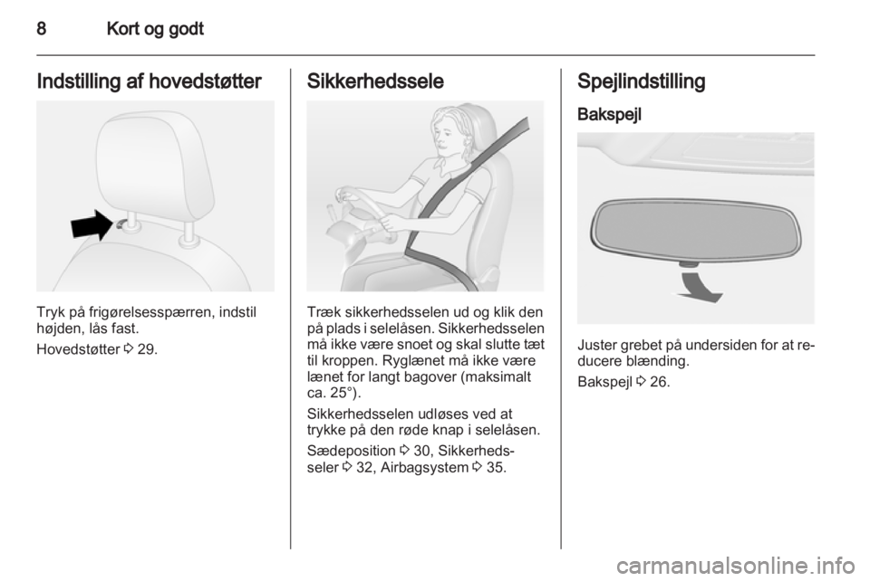 OPEL COMBO D 2012  Instruktionsbog (in Danish) 