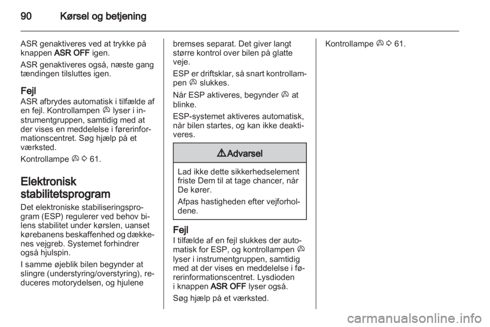 OPEL COMBO D 2012  Instruktionsbog (in Danish) 
