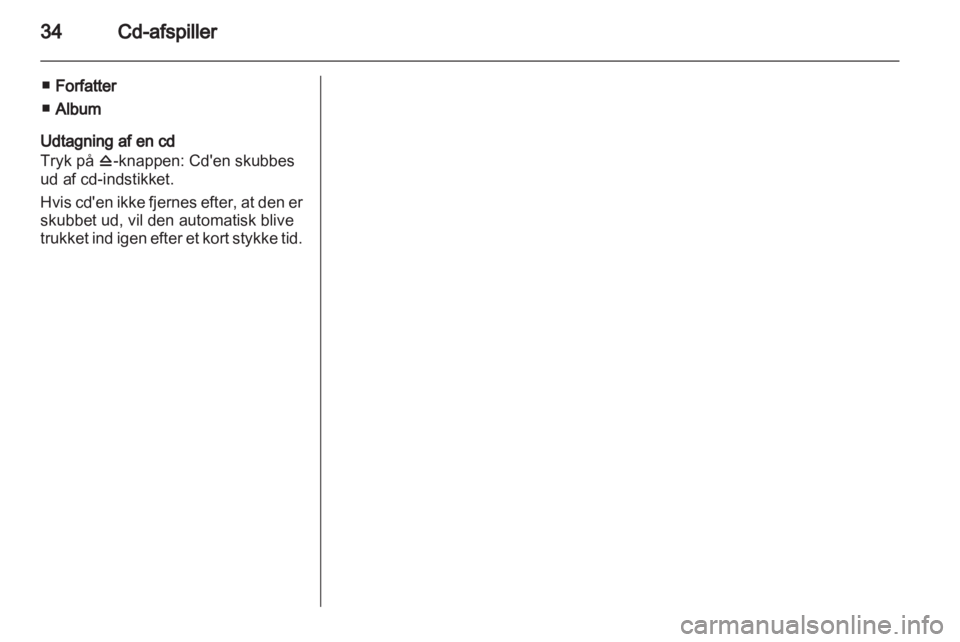 OPEL COMBO D 2013  Instruktionsbog til Infotainment (in Danish) 