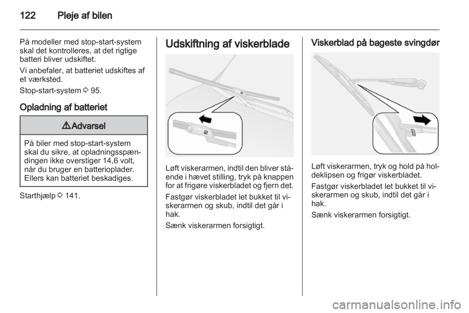 OPEL COMBO D 2013  Instruktionsbog (in Danish) 