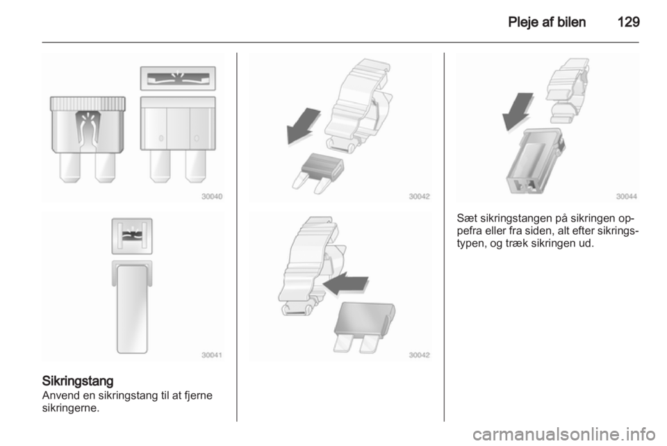 OPEL COMBO D 2013  Instruktionsbog (in Danish) 