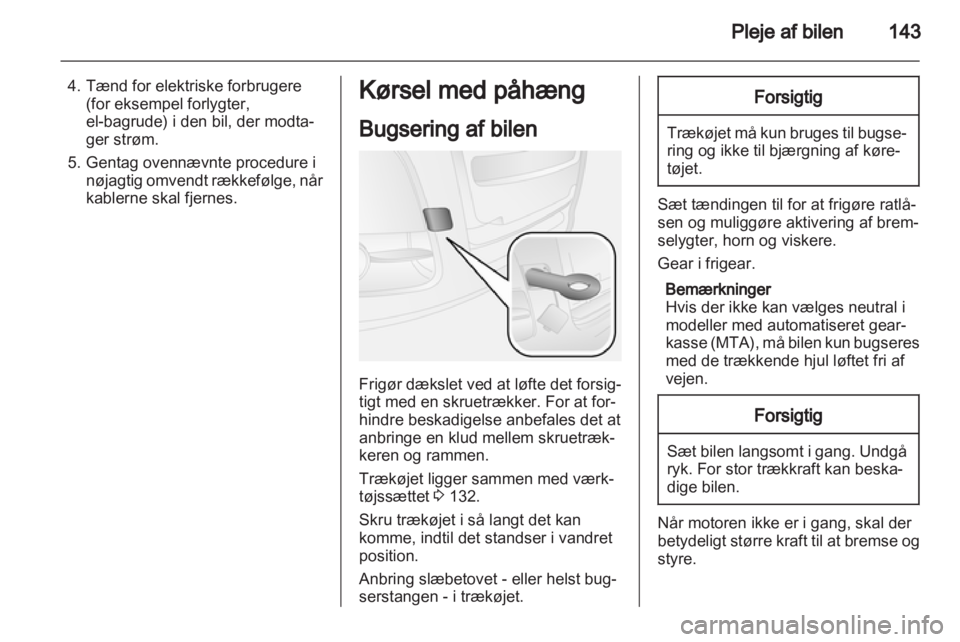 OPEL COMBO D 2013  Instruktionsbog (in Danish) 