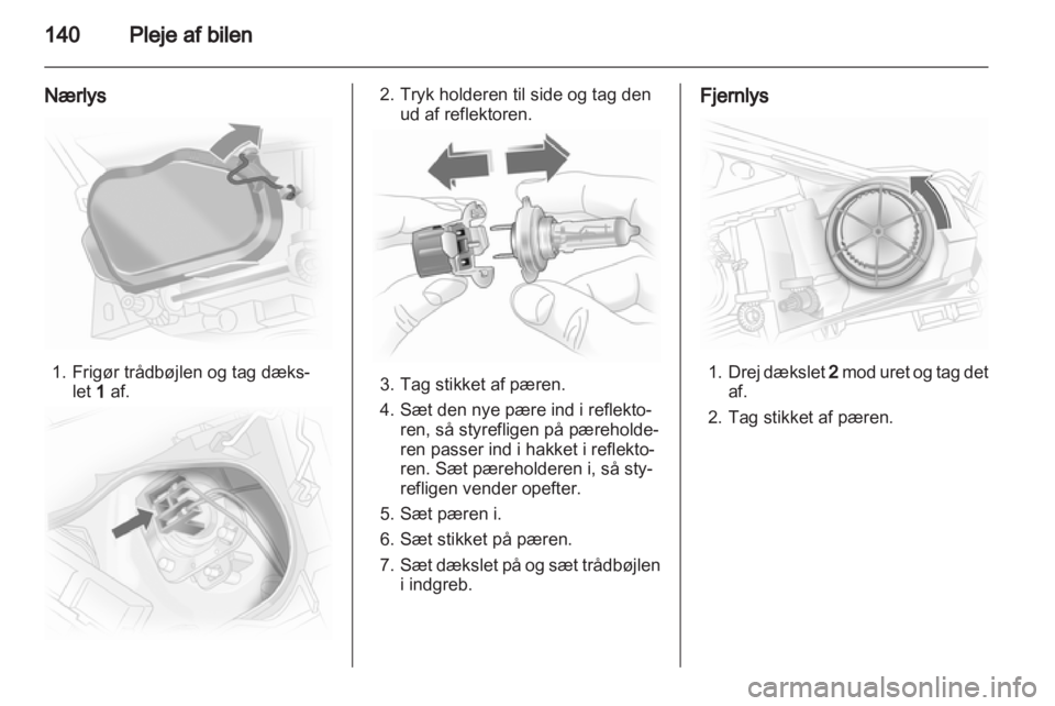 OPEL CORSA 2010.5  Instruktionsbog (in Danish) 