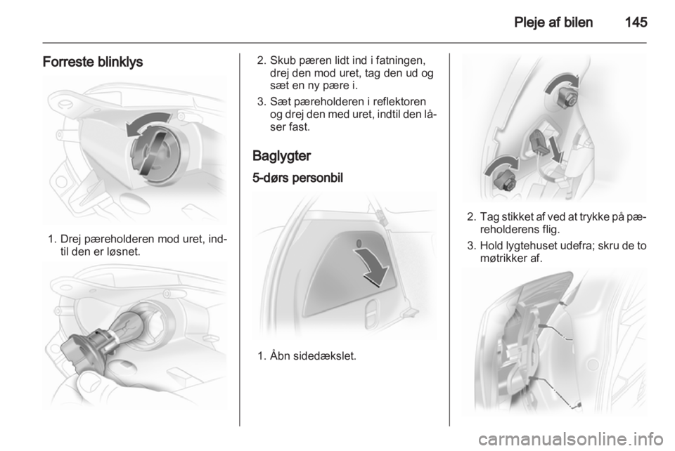 OPEL CORSA 2010.5  Instruktionsbog (in Danish) 