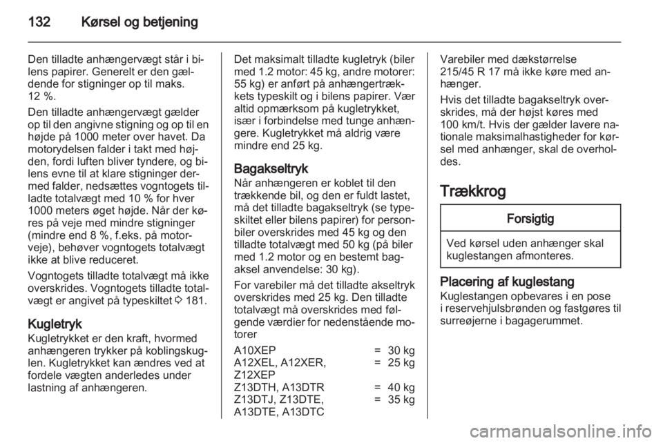 OPEL CORSA 2011  Instruktionsbog (in Danish) 