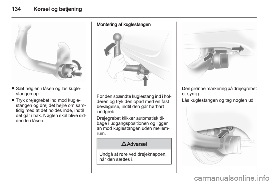 OPEL CORSA 2011  Instruktionsbog (in Danish) 