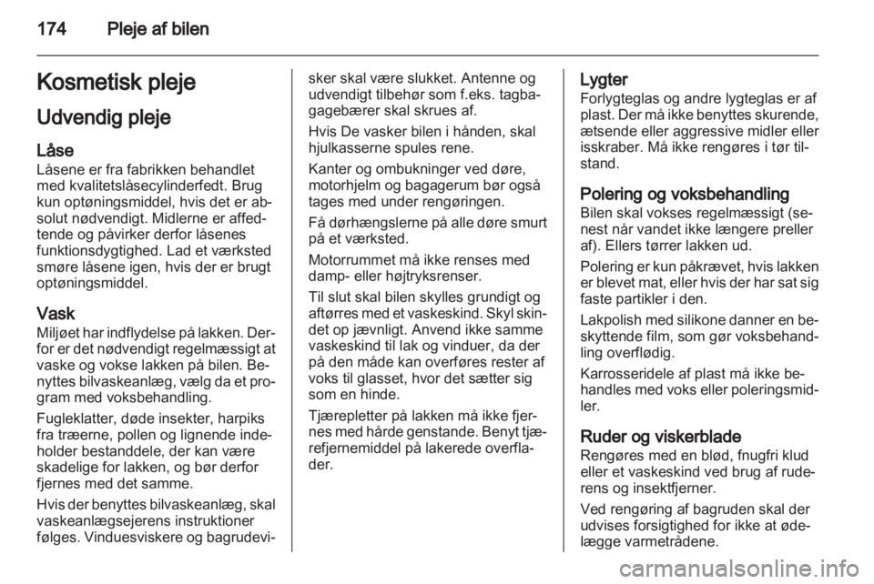 OPEL CORSA 2011  Instruktionsbog (in Danish) 