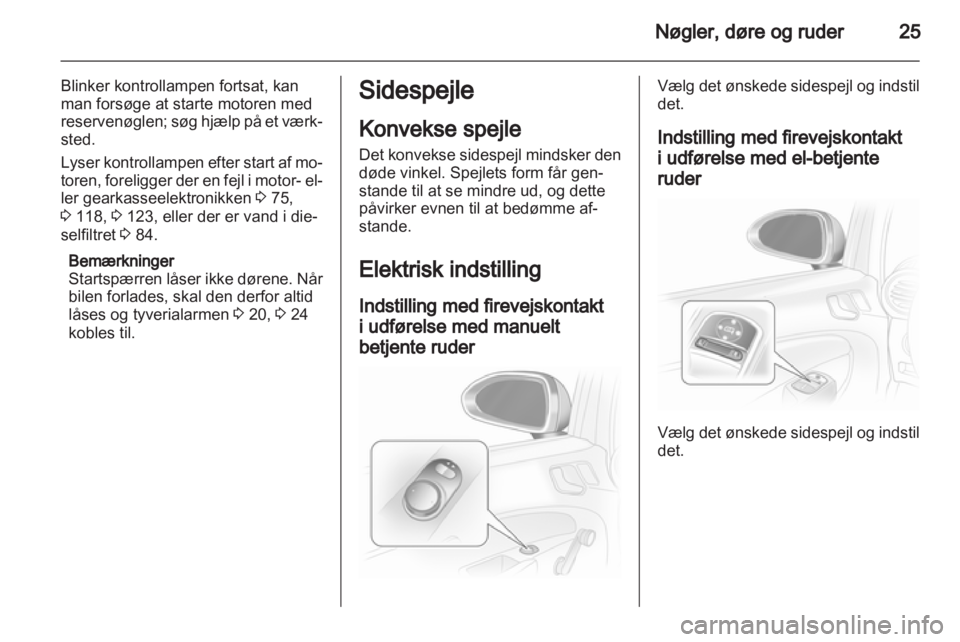 OPEL CORSA 2011  Instruktionsbog (in Danish) 