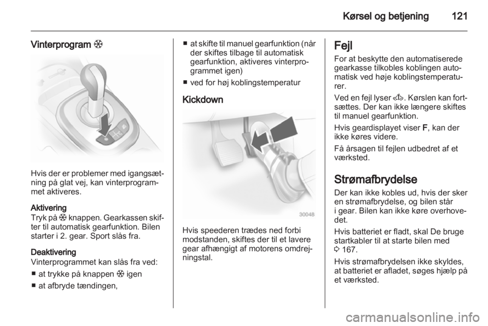 OPEL CORSA 2011.5  Instruktionsbog (in Danish) 