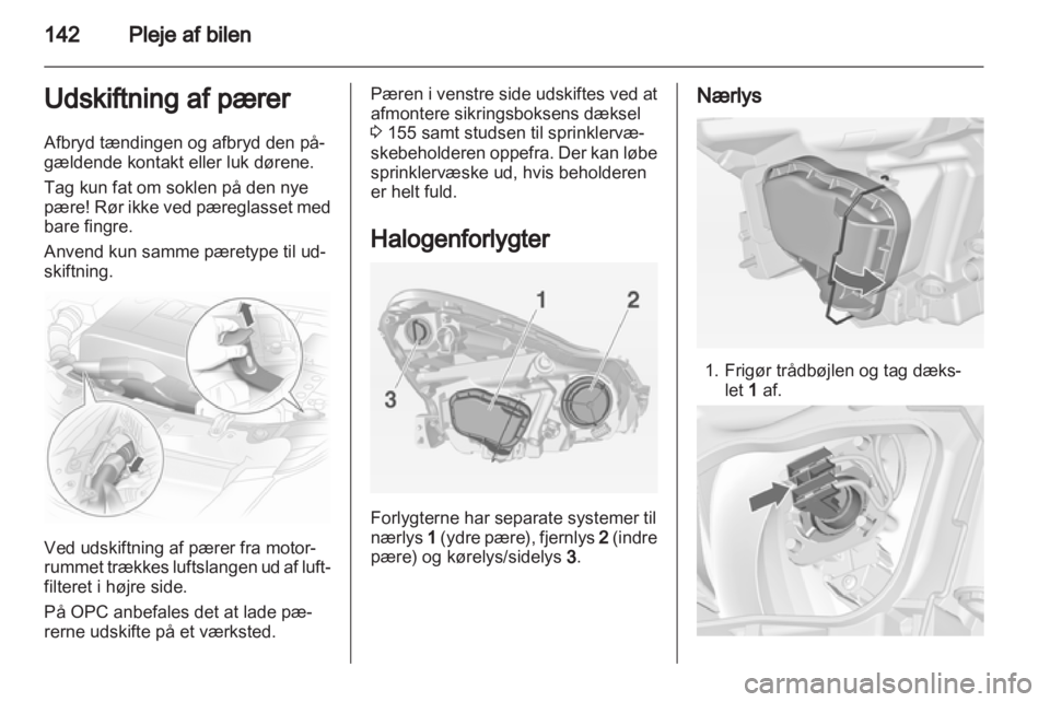 OPEL CORSA 2011.5  Instruktionsbog (in Danish) 