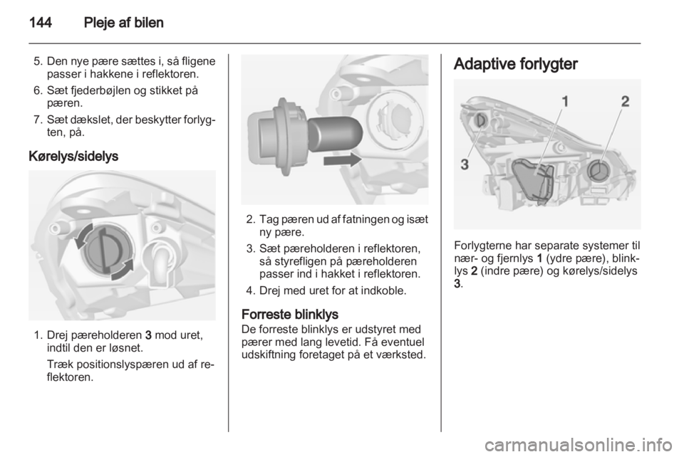 OPEL CORSA 2011.5  Instruktionsbog (in Danish) 