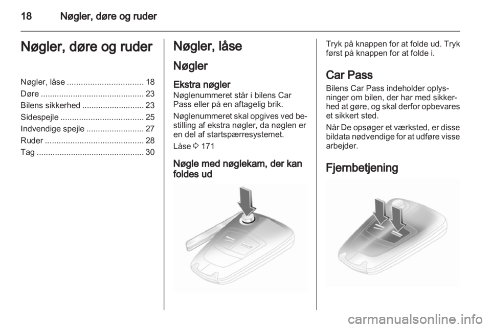 OPEL CORSA 2011.5  Instruktionsbog (in Danish) 