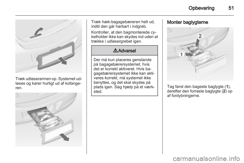 OPEL CORSA 2011.5  Instruktionsbog (in Danish) 