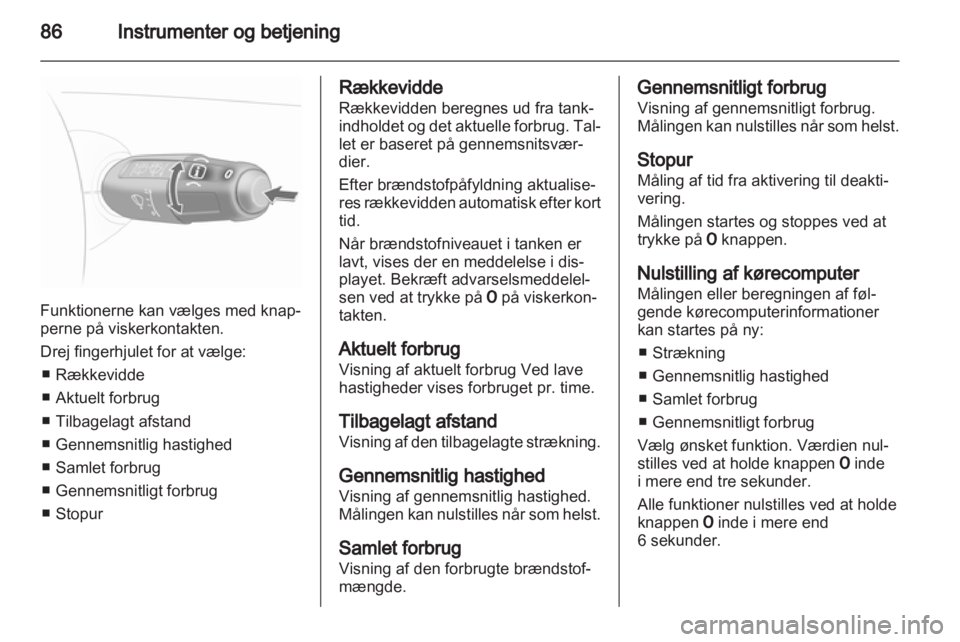 OPEL CORSA 2011.5  Instruktionsbog (in Danish) 
