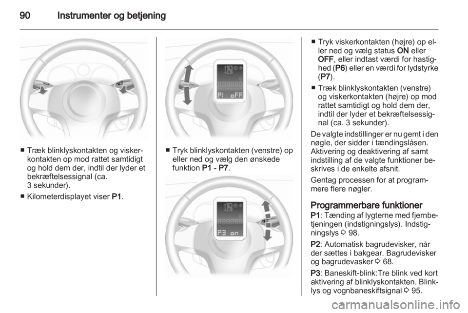 OPEL CORSA 2011.5  Instruktionsbog (in Danish) 