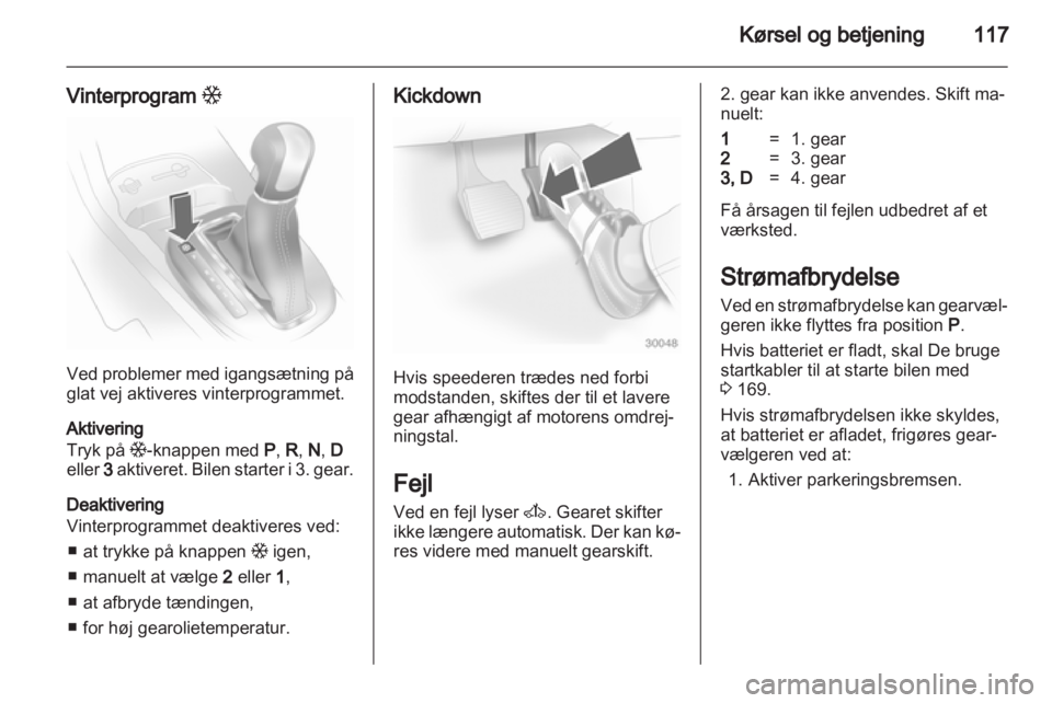 OPEL CORSA 2012  Instruktionsbog (in Danish) 