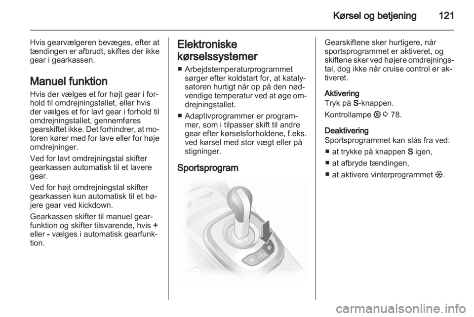 OPEL CORSA 2012  Instruktionsbog (in Danish) 