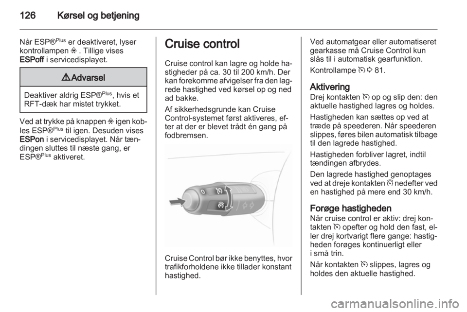OPEL CORSA 2012  Instruktionsbog (in Danish) 