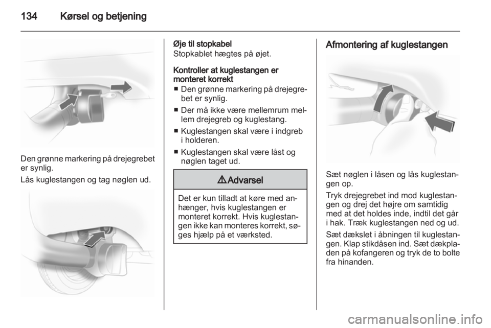 OPEL CORSA 2012  Instruktionsbog (in Danish) 