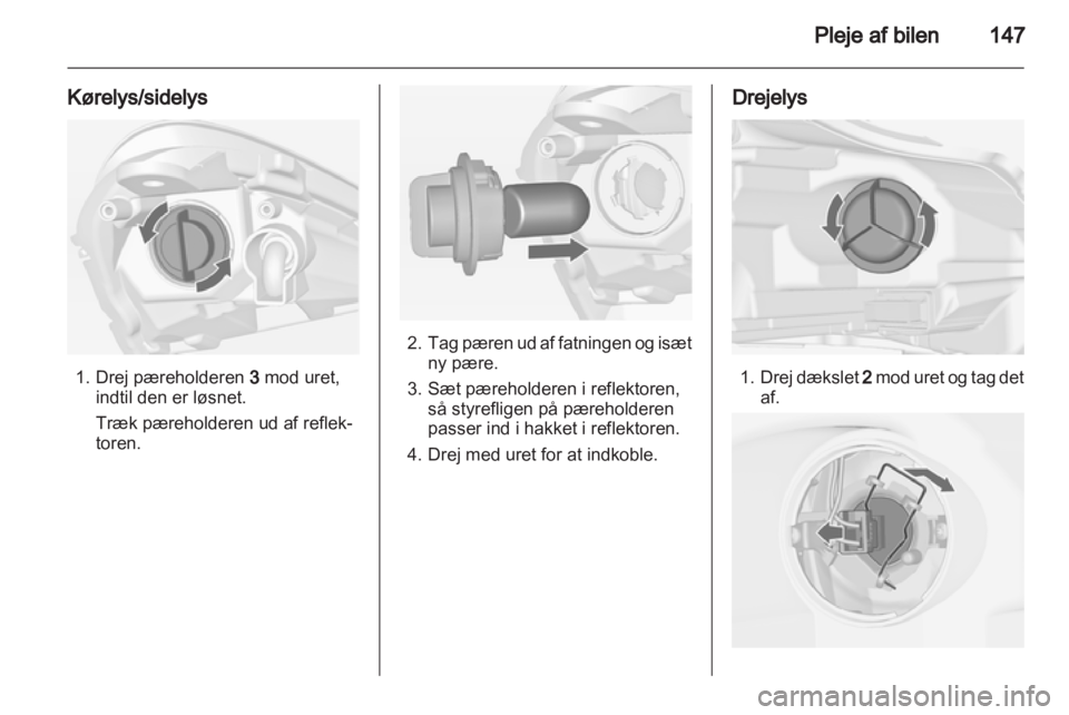 OPEL CORSA 2012  Instruktionsbog (in Danish) 