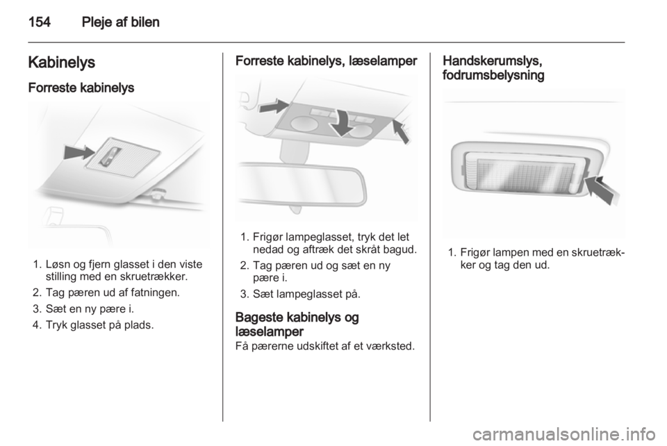 OPEL CORSA 2012  Instruktionsbog (in Danish) 