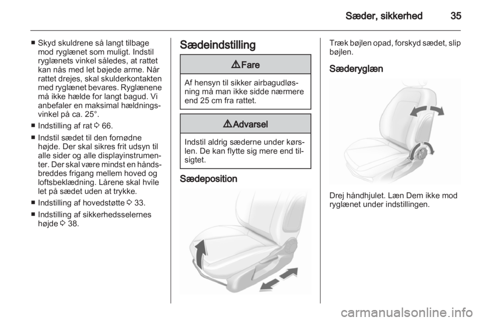 OPEL CORSA 2012  Instruktionsbog (in Danish) 